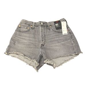 Levi’s 501 Women’s Original Fit Shorts- Hit the Road BB Faded Black 29 NWT